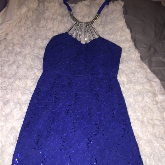 Blue prom dress - Picture 3 of 3